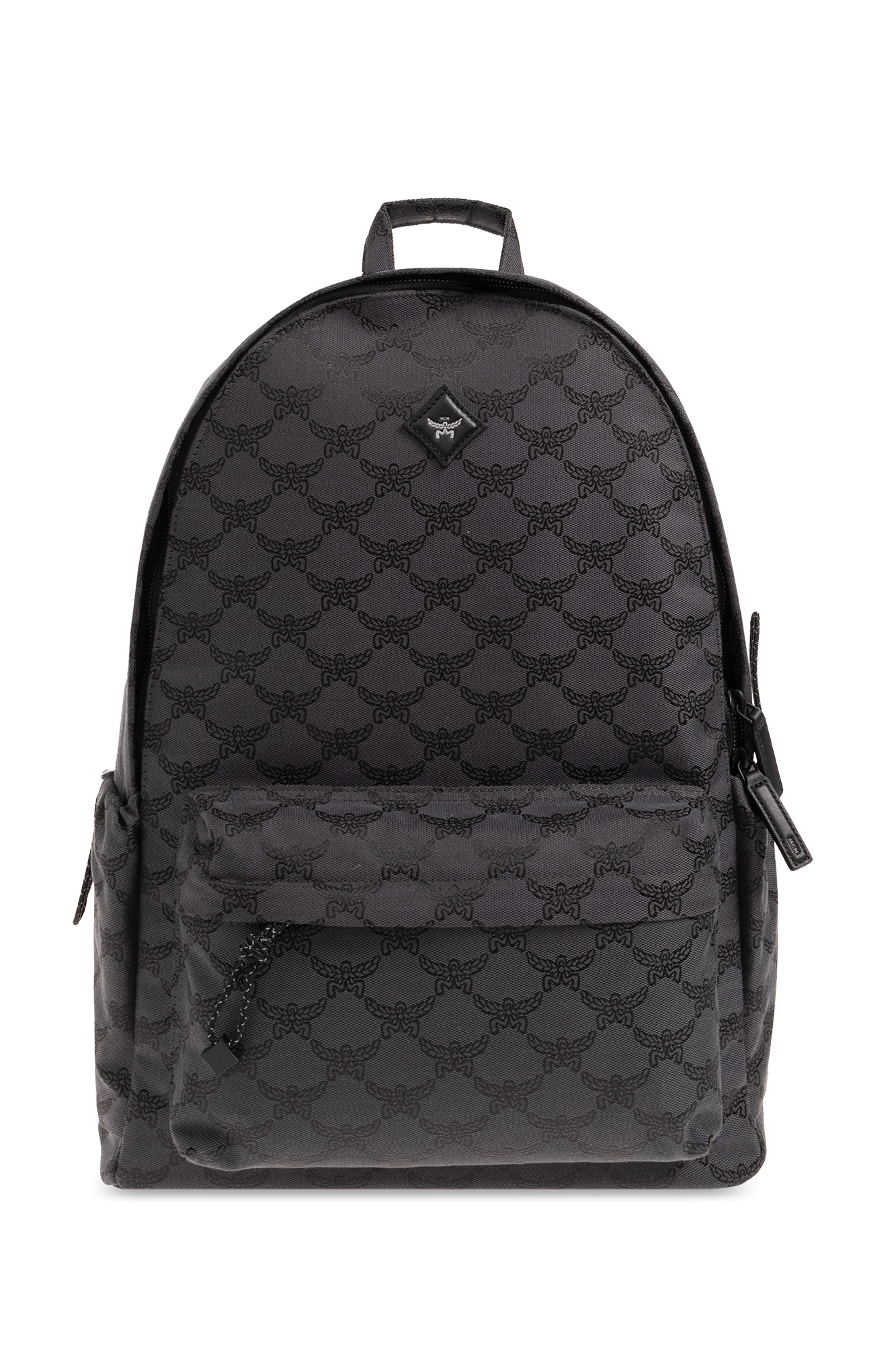 Grey hot sale mcm backpack